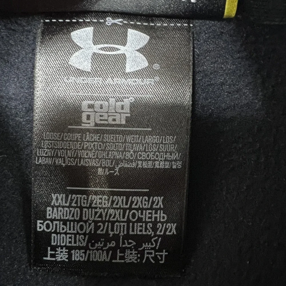 Under Armour Vest Mens 2XL Black ColdGear Storm 1 PrimaLoft Zip Softshell Puffer - Picture 11 of 16